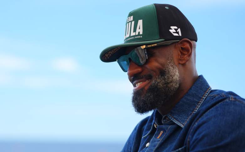 LeBron James attends the E1 Series Dubrovnik GP in Croatia while weighing his NBA future.