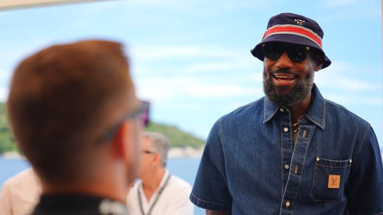 LeBron James talks during the E1 Series Dubrovnik GP in Croatia as his NBA future and potential free-agency options remain under scrutiny.