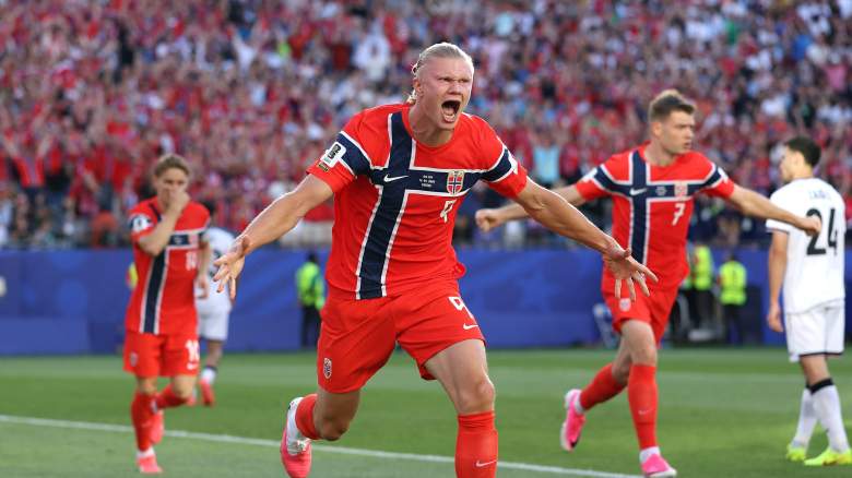 Erling Haaland, World Cup games on TV today