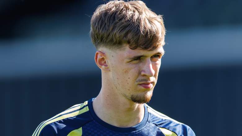 Tyler Fletcher, son of former Scotland international, Darren Fletcher in action.