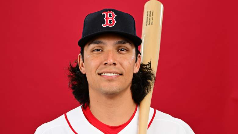 Anthony Seigler #48 of the Boston Red Sox poses for a picture.