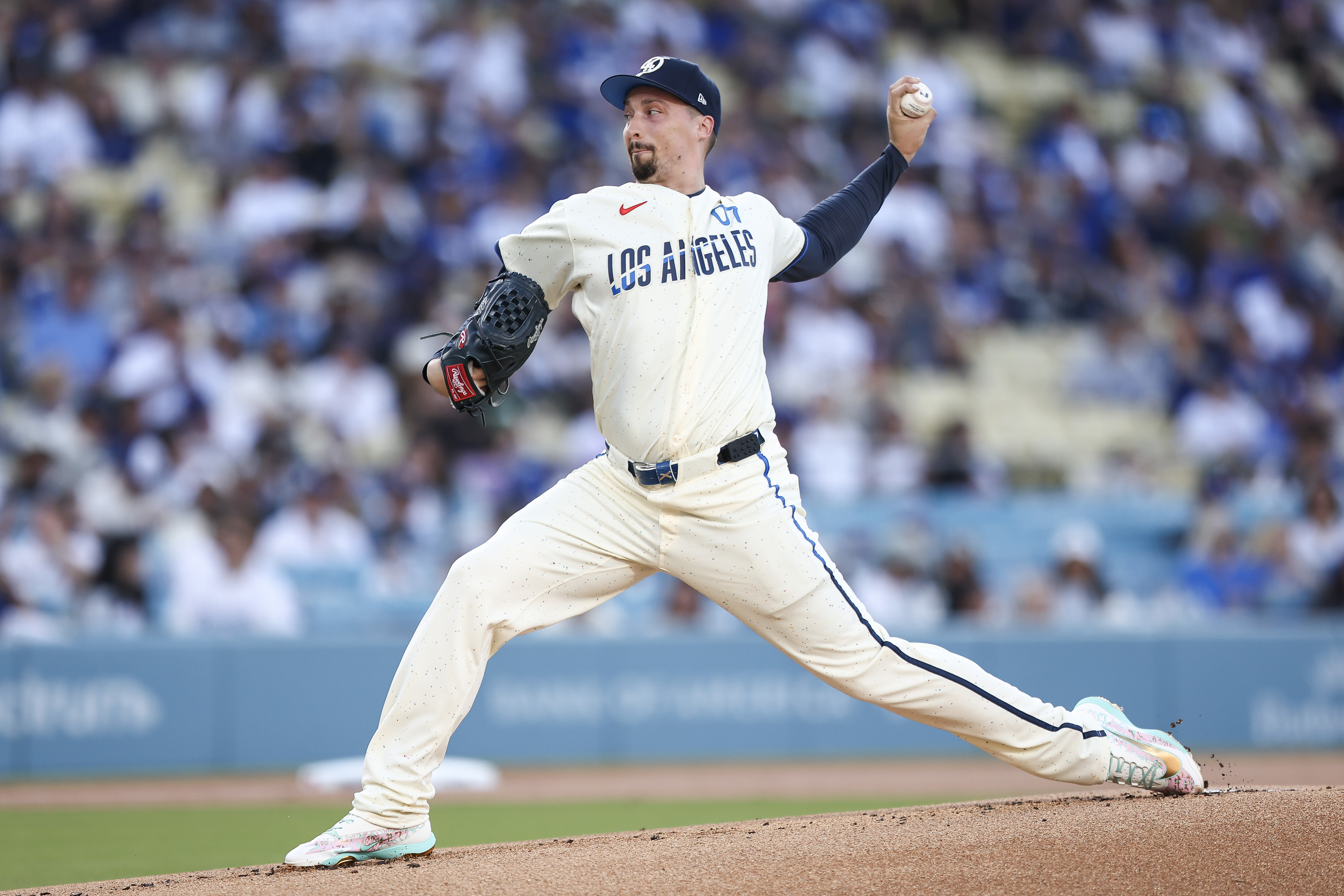 Los Angeles Dodgers announce Tyler Glasnow will be returning to the rotation in September on the night of Blake Snell's first start since May 9.