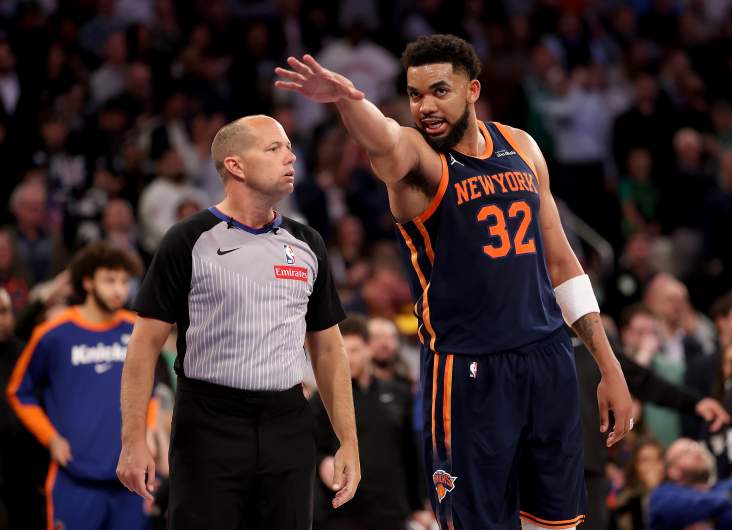 Boston Celtics v New York Knicks