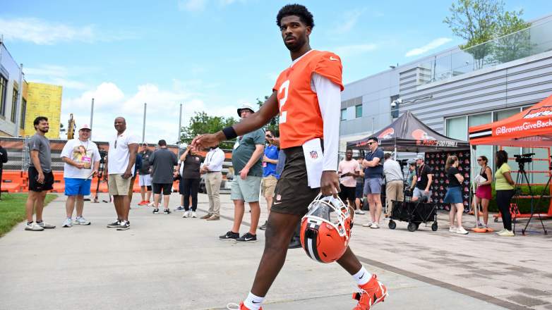 Cleveland Browns quarterback Shedeur Sanders