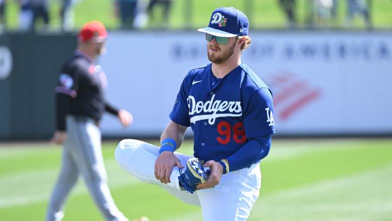 Cleveland Guardians v Los Angeles Dodgers James Tibbs III
