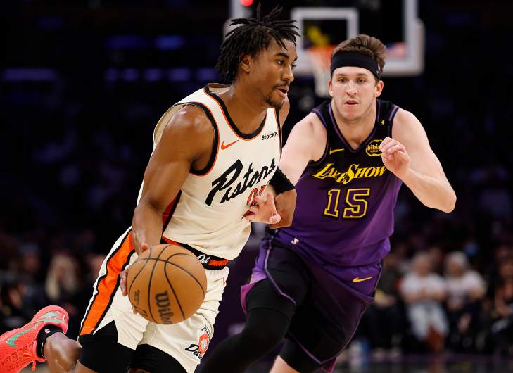 Detroit Pistons v Los Angeles Lakers