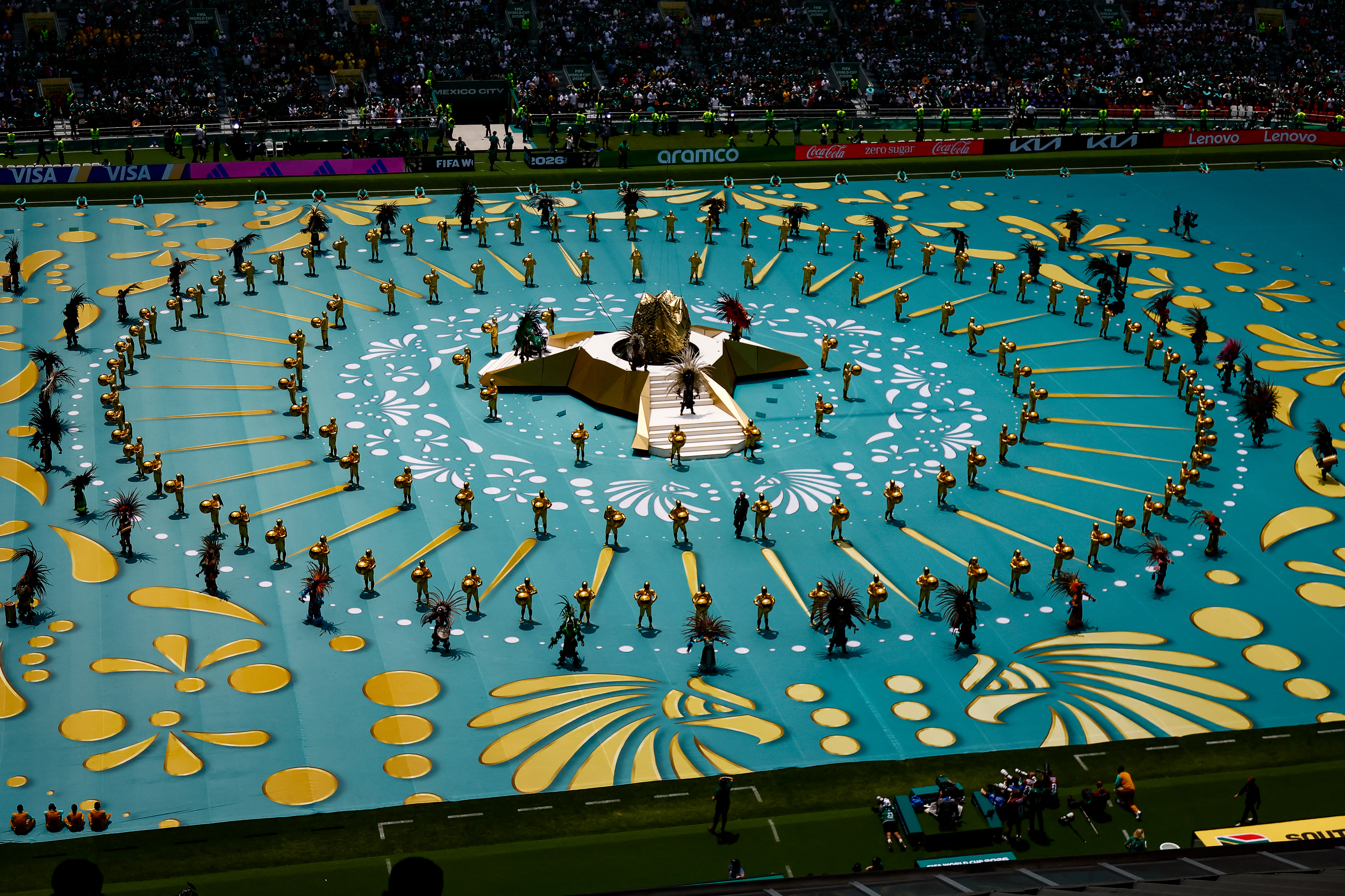 How To Watch 2026 FIFA World Cup Opening Ceremony Live Schedule Fbl Wc 2026 Match01 Mex Rsa Artists Perform During The Opening Ceremony Ahead Of Sports Performance 
