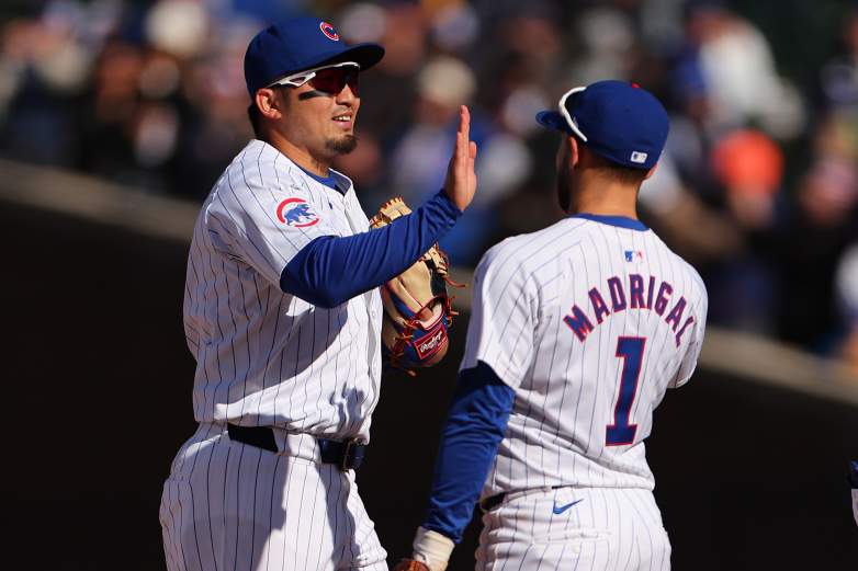 Los Angeles Dodgers v Chicago Cubs