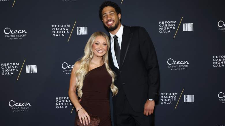 Tyrese Haliburton and Jade Jones