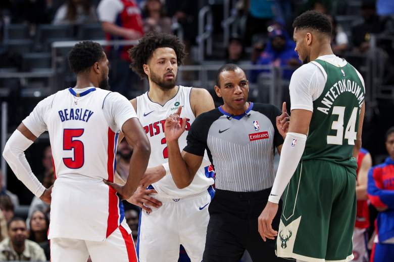 Milwaukee Bucks v Detroit Pistons