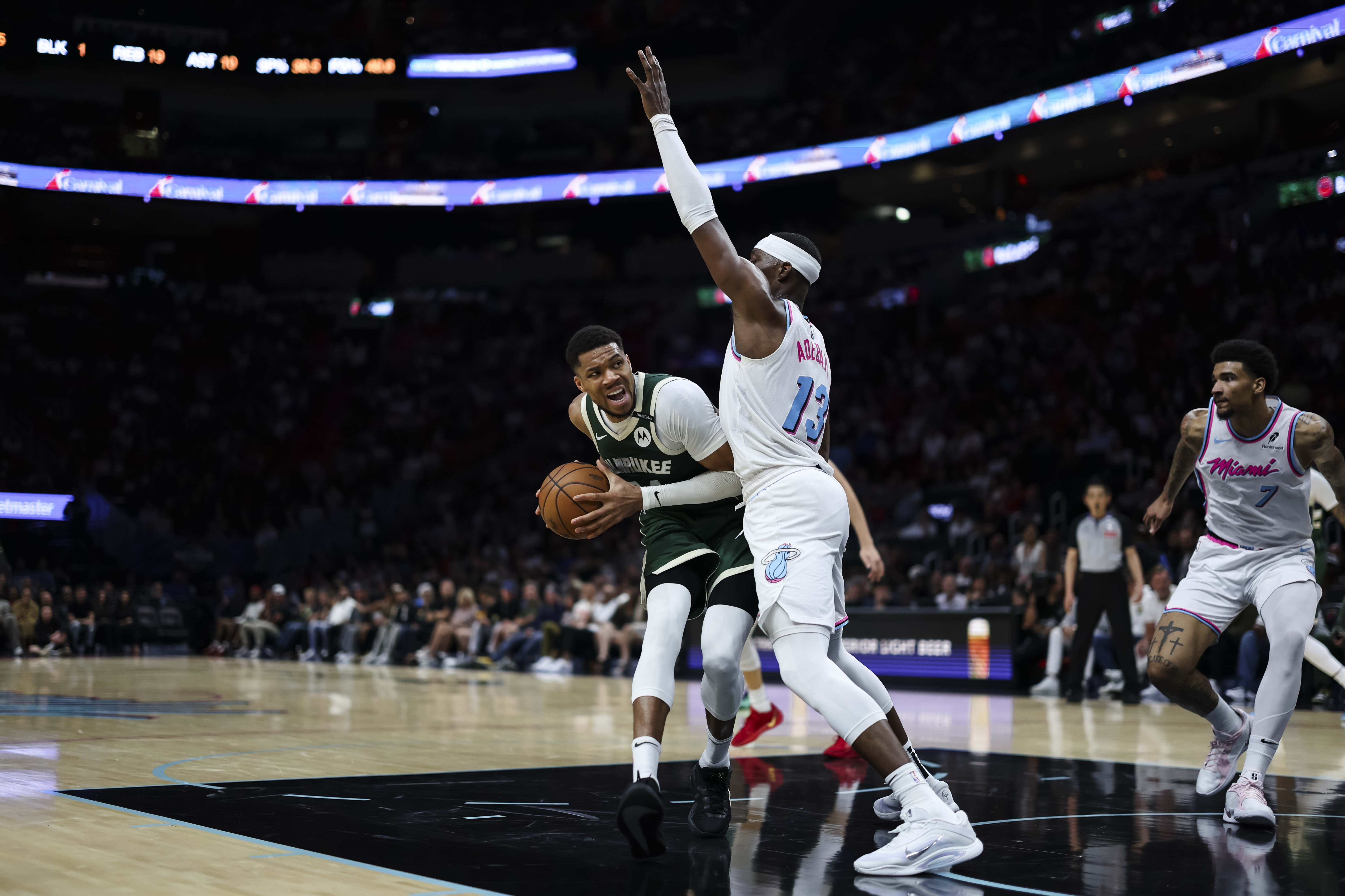 Milwaukee Bucks v Miami Heat