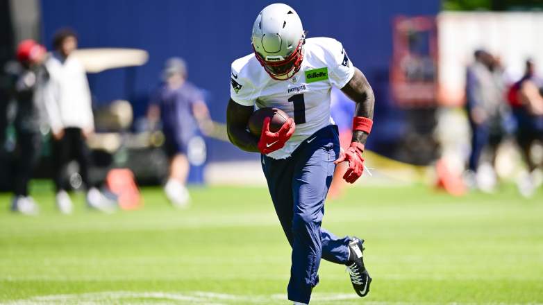 New England Patriots wide receiver A.J. Brown