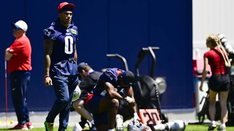 New England Patriots cornerback Christian Gonzalez