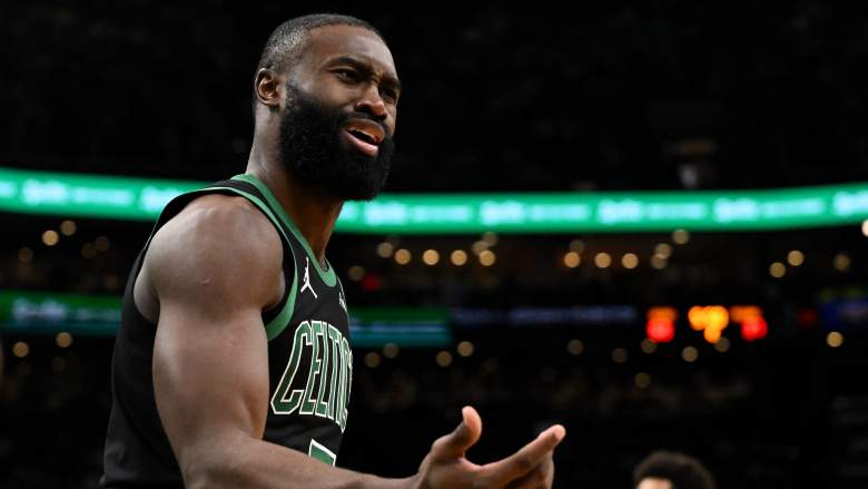 Boston Celtics forward Jaylen Brown
