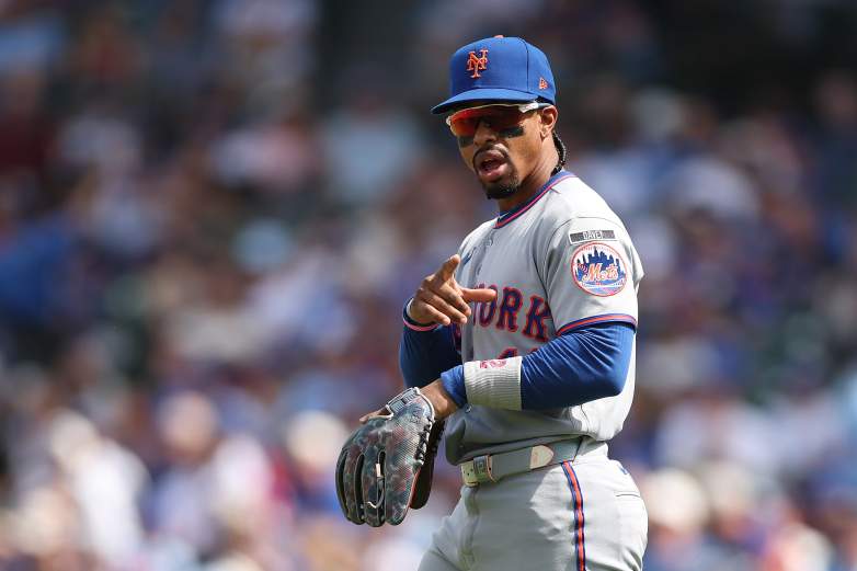 New York Mets infielder Francisco Lindor seen at New York Knicks game.