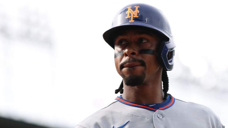 New York Mets infielder Francisco Lindor spotted at the New York Knicks NBA Finals Game 3 during off day before St. Louis Cardinals.