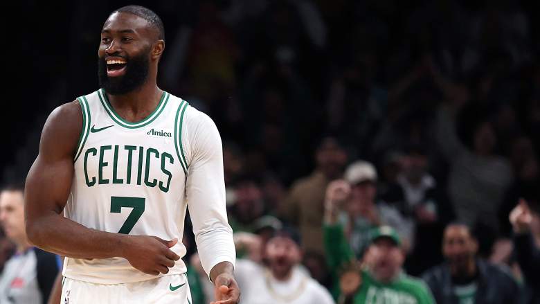 Boston Celtics forward Jaylen Brown