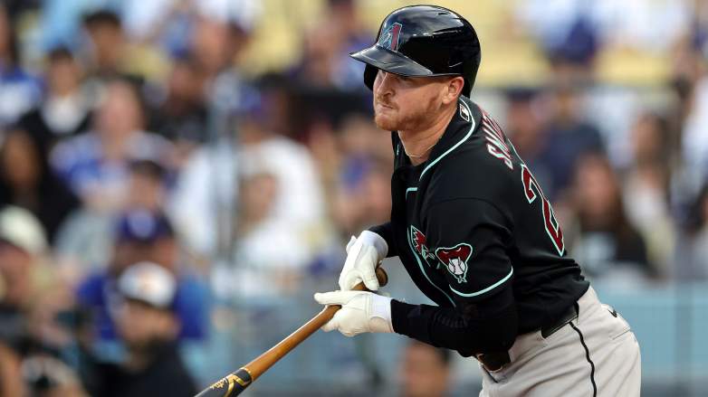 Arizona Diamondbacks DH Pavin Smith faces the Los Angeles Dodgers at Dodger Stadium.