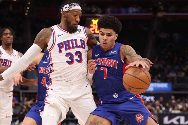 Philadelphia 76ers v Detroit Pistons