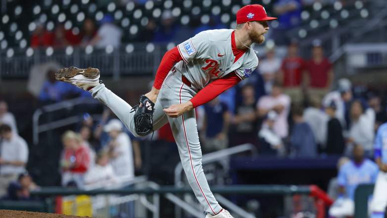 Philadelphia Phillies relief pitcher Kyle Backhus