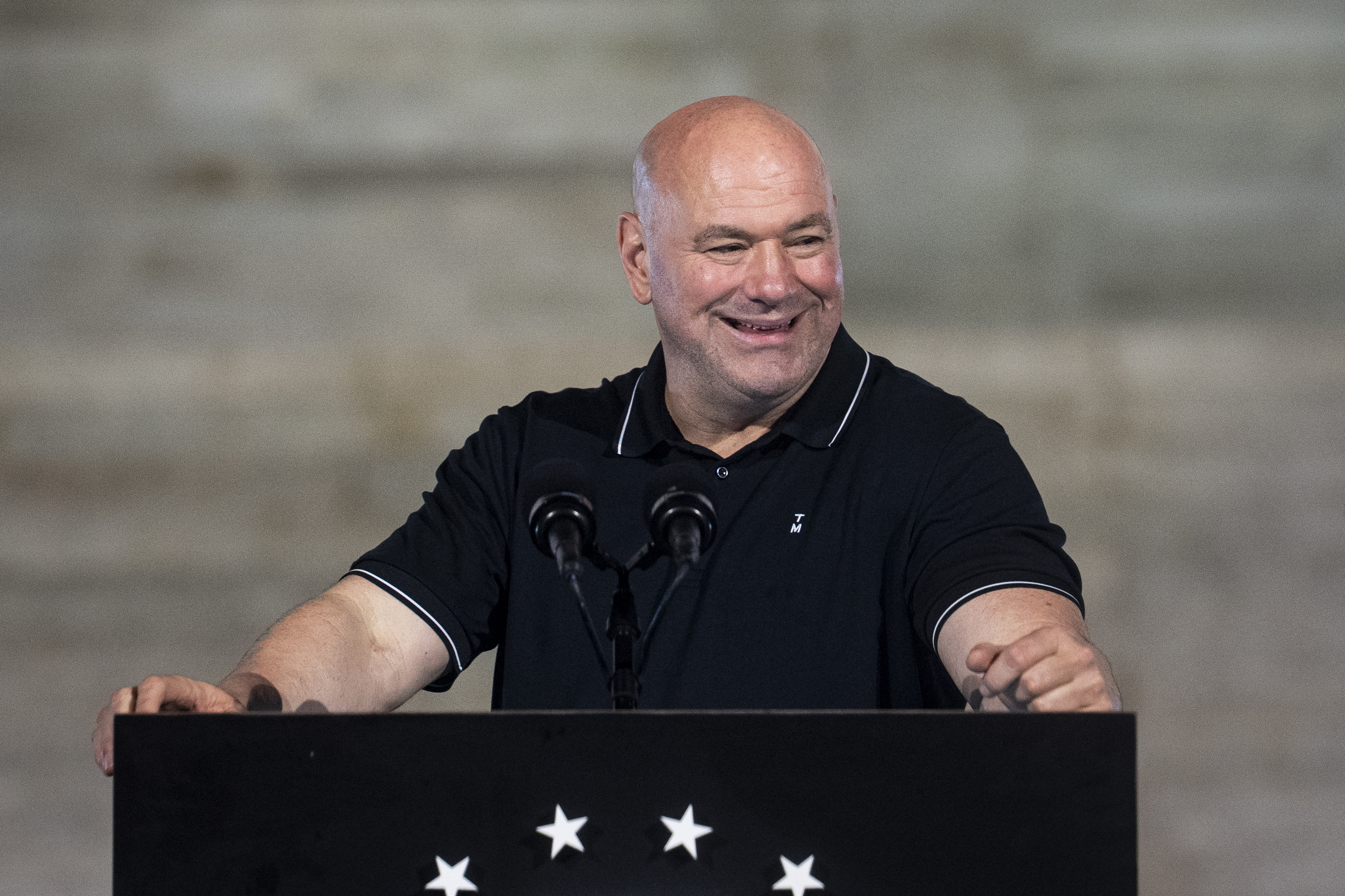 Press Conference Promotes UFC Freedom 250 In Front Of Washington's Lincoln Memorial