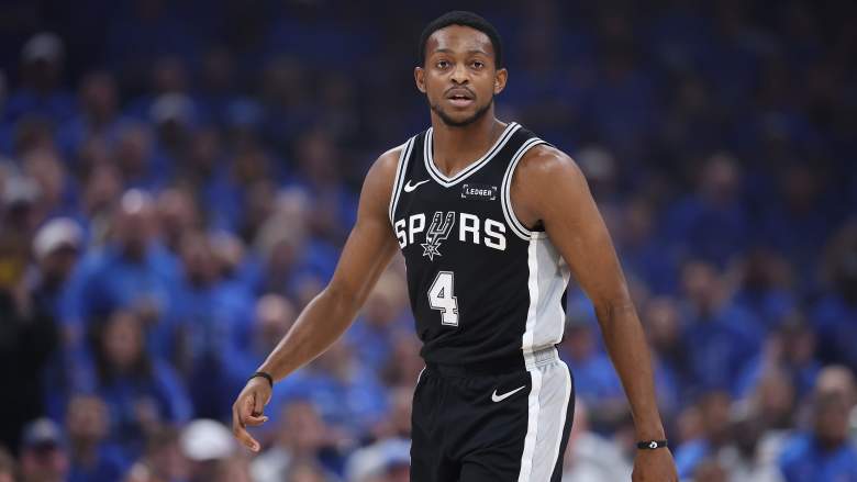 San Antonio Spurs guard De'Aaron Fox
