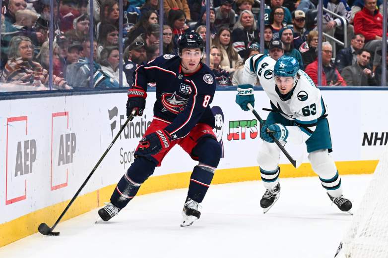 San Jose Sharks v Columbus Blue Jackets