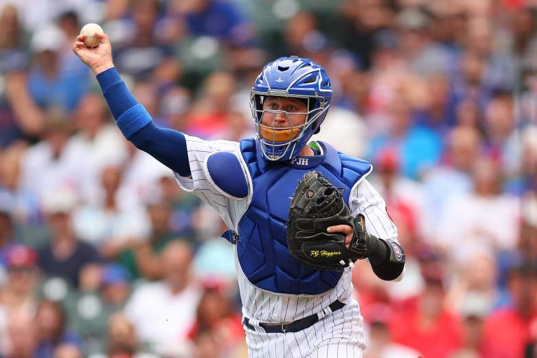 Chicago Cubs former catcher P.J. Higgins outrighted by NL Central rival Cincinnati Reds. 