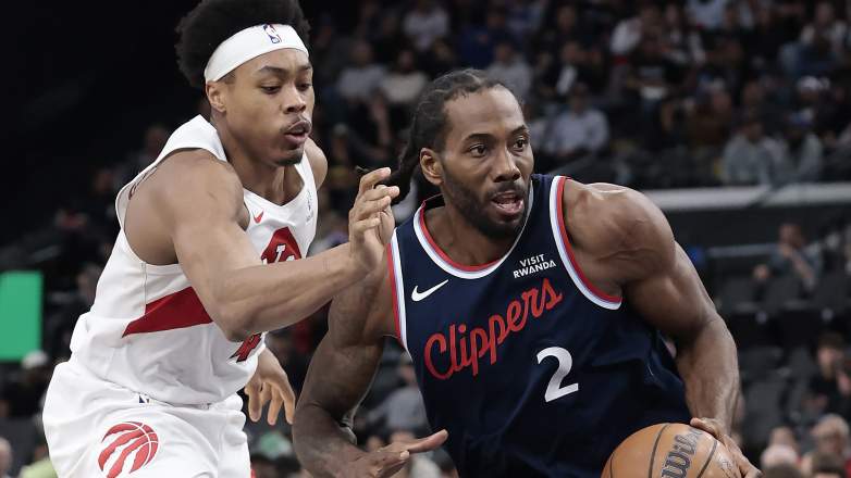 Scottie Barnes and Kawhi Leonard