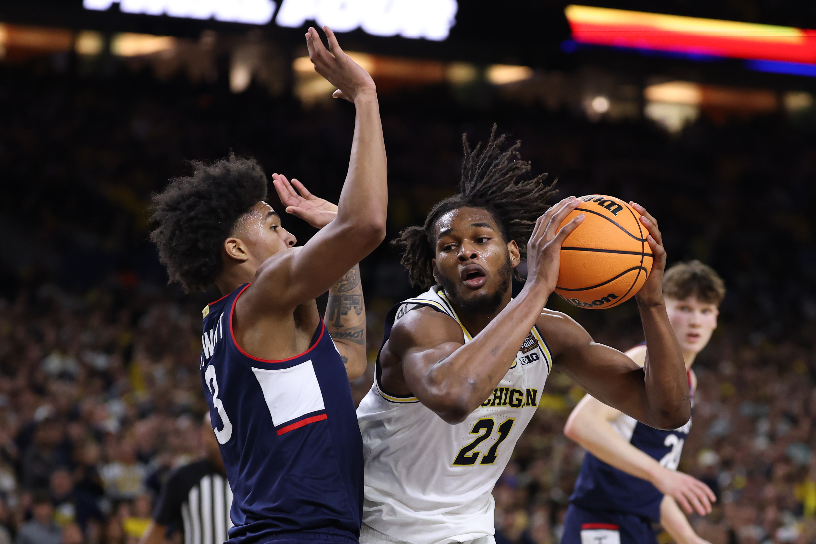 The Dallas Mavericks surprised many by selecting Michigan F Morez Johnson Jr. No. 9 overall in the 2026 NBA Draft.