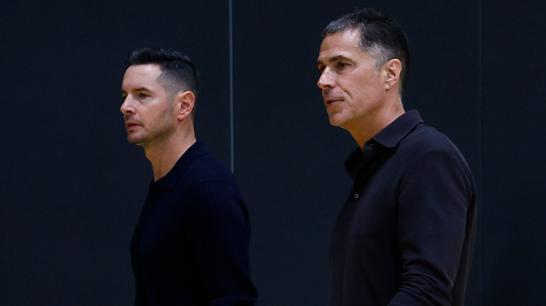 JJ Redick and Rob Pelinka, Los Angeles Lakers