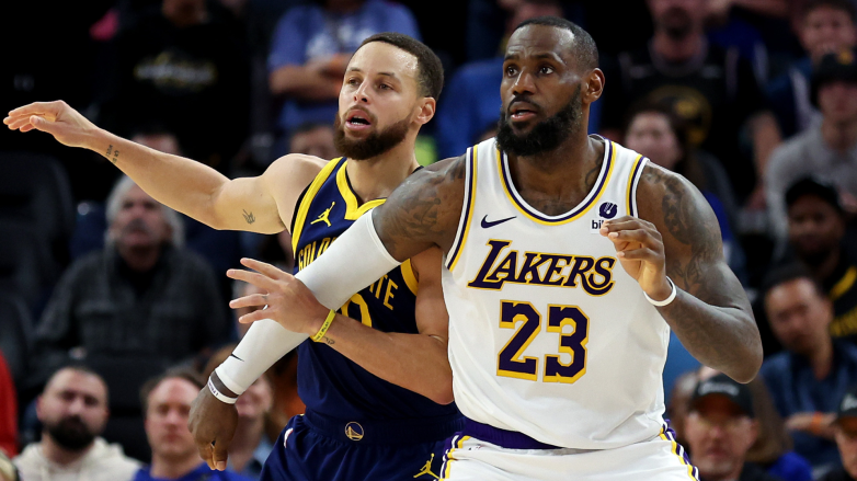 Steph Curry and LeBron James