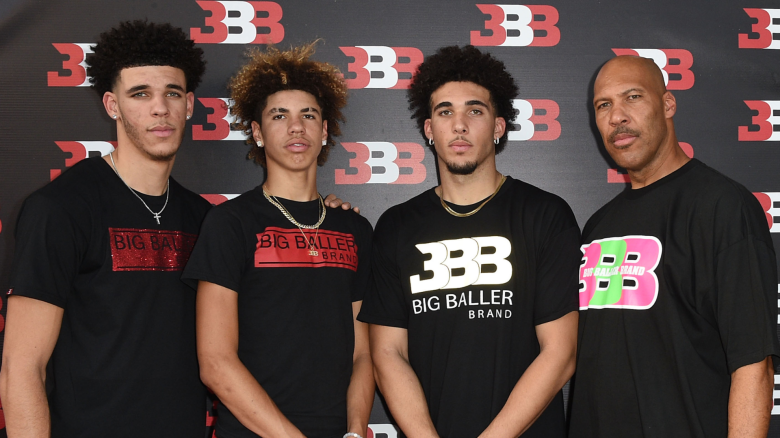 Lonzo Ball, LaMelo Ball, LiAngelo Ball, LaVar Ball