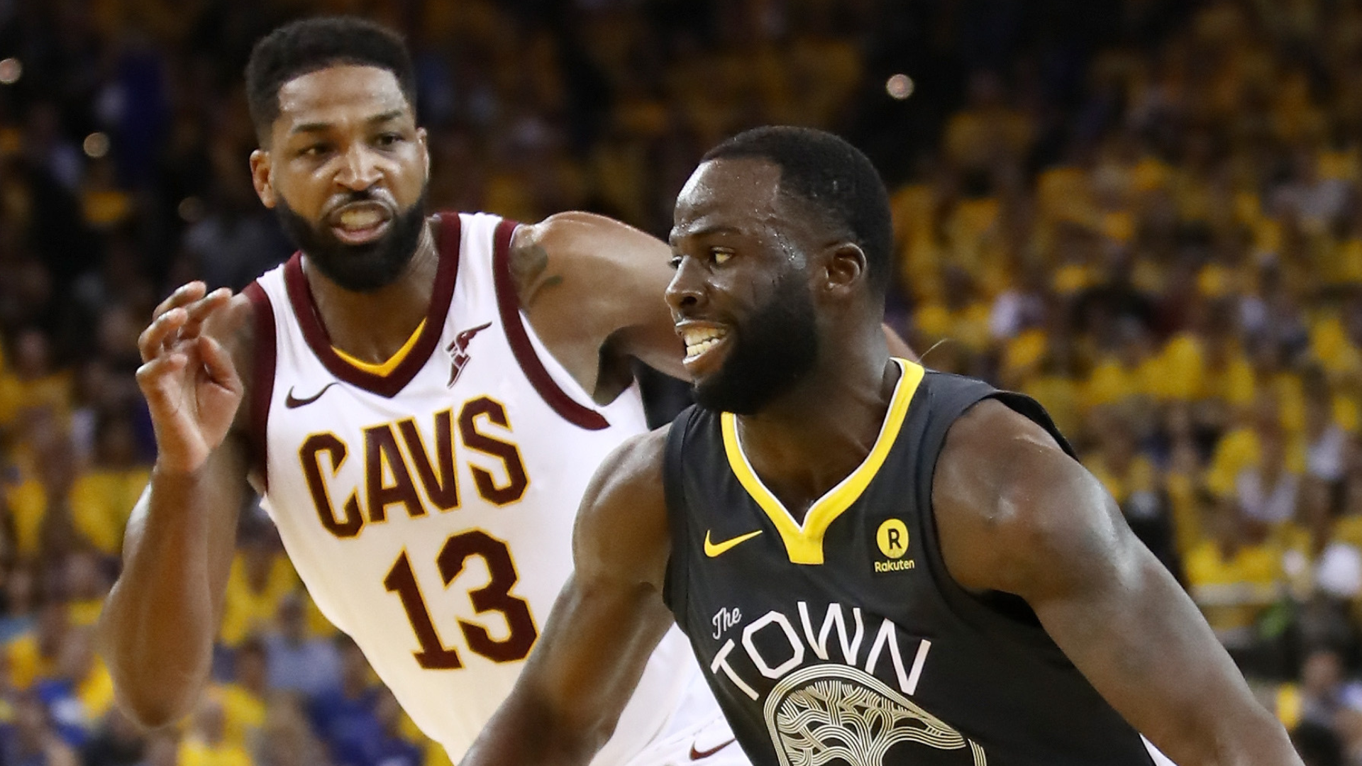 Tristan Thompson and Draymond Green