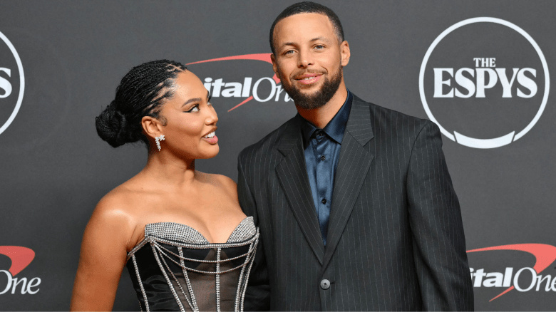 Ayesha and Steph Curry