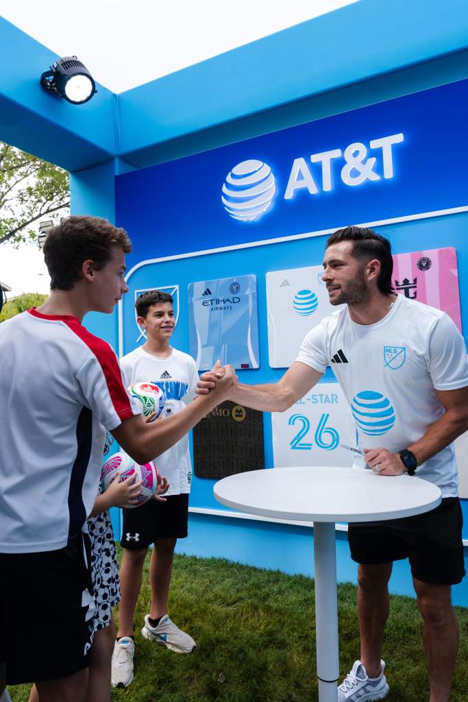 Brandt Bronico engaging with fans at meet-and-greet events. Courtesy of Extension PR