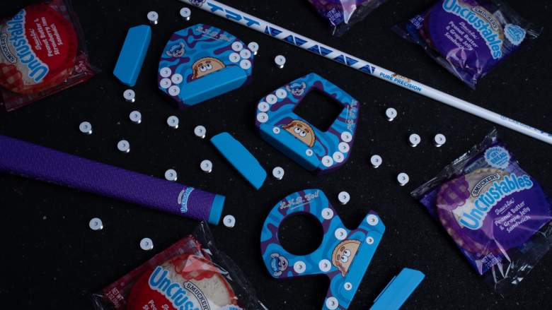 LAB Golf x Uncrustables collaboration putters