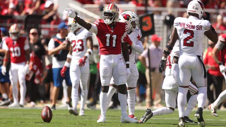 San Francisco 49ers wide receiver Brandon Aiyuk