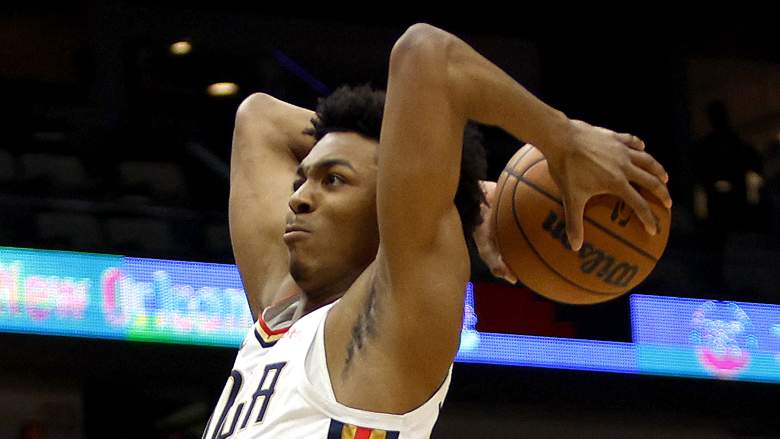 Trey Murphy III #25 of the New Orleans Pelicans remains on the trade wish list of the Warriors.