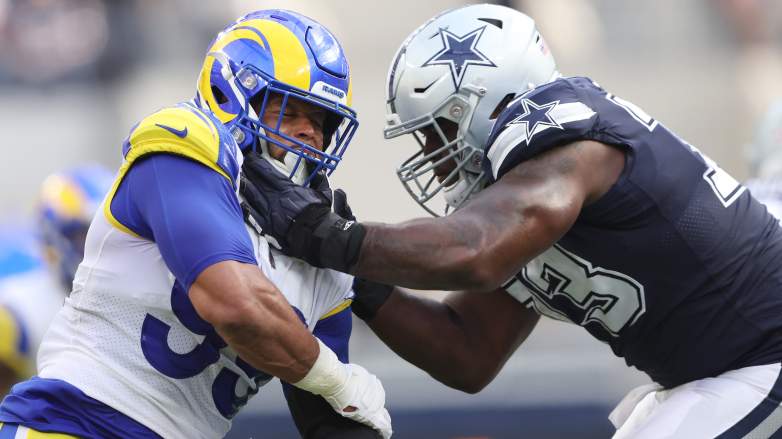 Tyler Smith and Aaron Donald