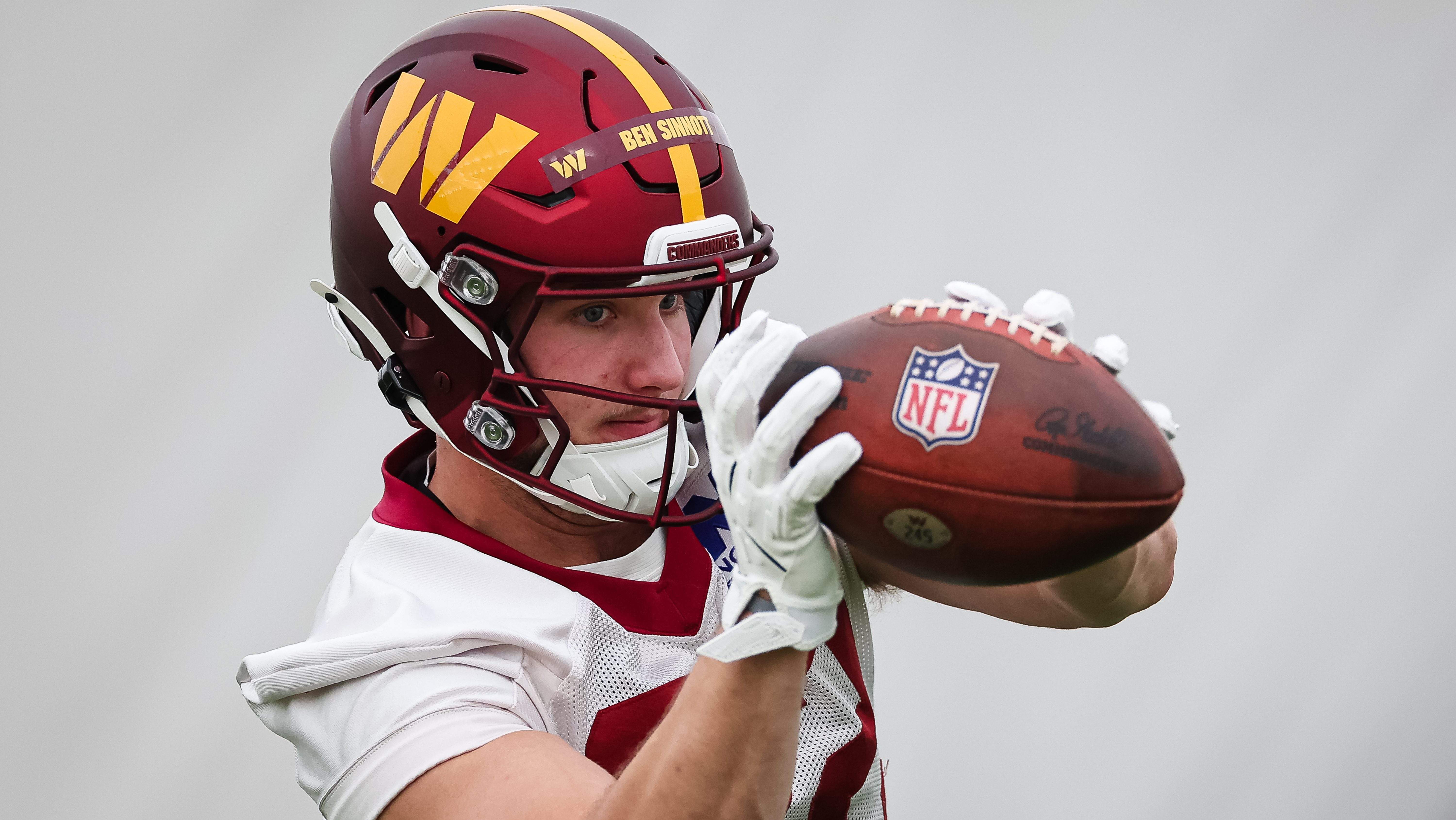 Commanders outline a plan to involve Ben Sinnott more in key plays and targets.