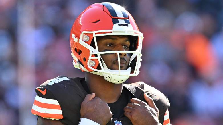 Cleveland Browns quarterback Deshaun Watson is facing an uncertain future.