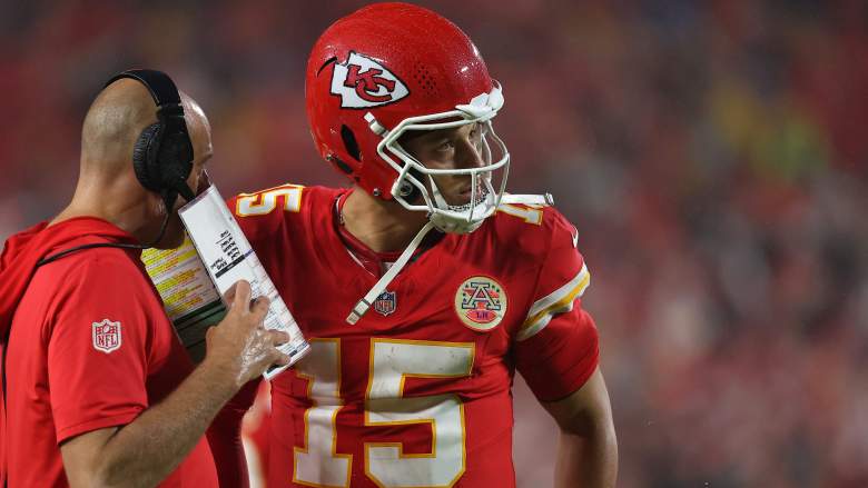 Patrick Mahomes and Matt Nagy, Giants news