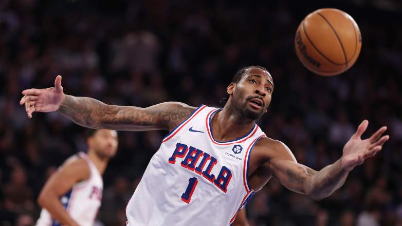 Andre Drummond after agreeing to sign with the New York Knicks as the team continues evaluating center options.