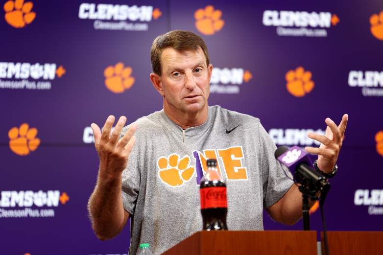Clemson Tigers HC Dabo Swinney