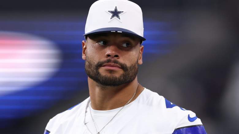 Dak Prescott #4 of the Dallas Cowboys