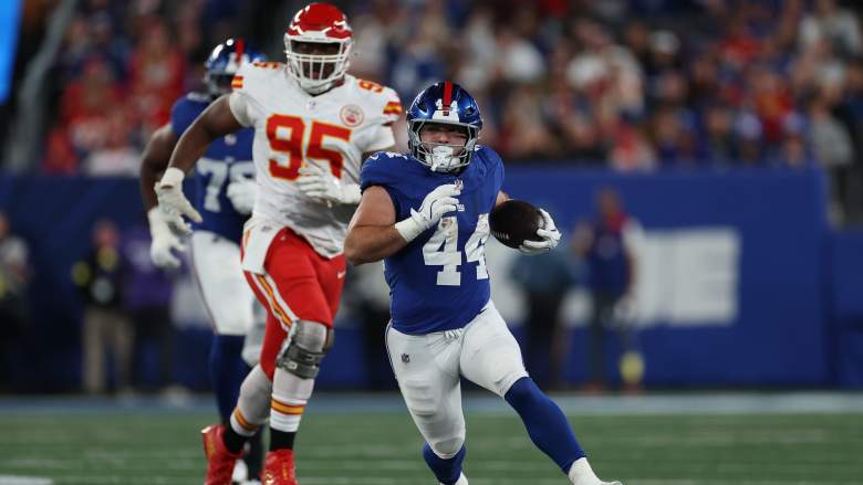 Cam Skattebo, Giants warning