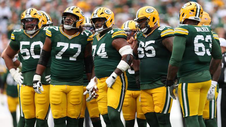 Green Bay Packers offensive line