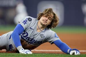 Los Angeles Dodgers' Kik&eacute; Hern&aacute;ndez