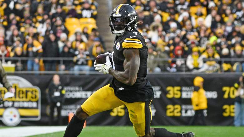 DK Metcalf of the Pittsburgh Steelers